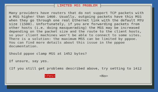 تنظیمات اینترنت برای سیتم عامل Linux